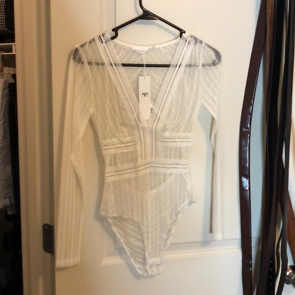 Tiger Mist Tops - White bodysuit